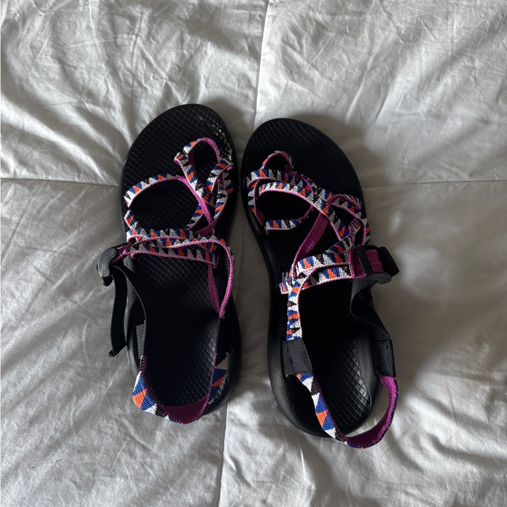 Chaco Women’s Z/Cloud 2 Sandals – Size 9 (See Measurements) – Purple Multi